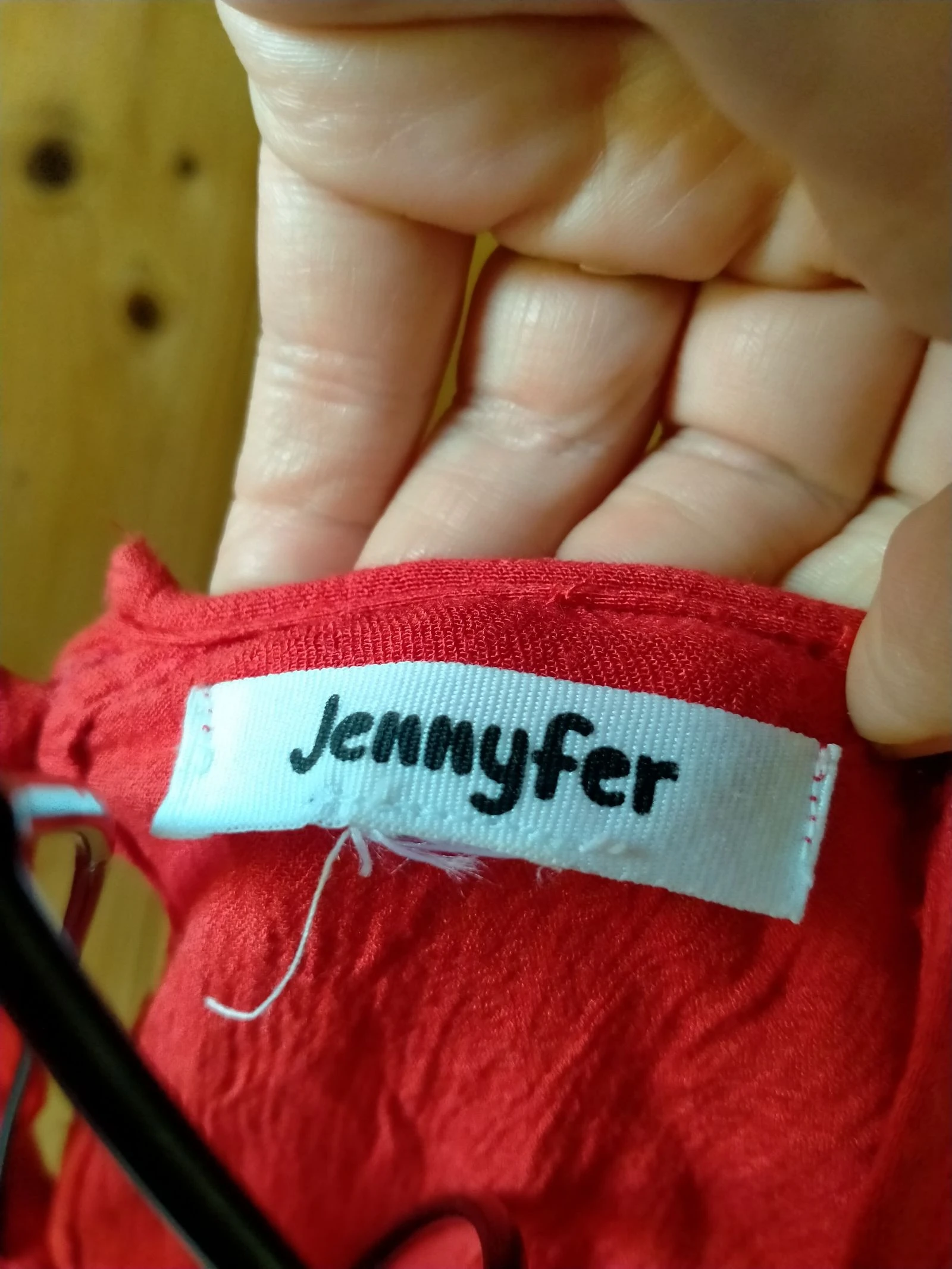 Red Jennyfer women's bohemian lace top size 38/40 – photo 4